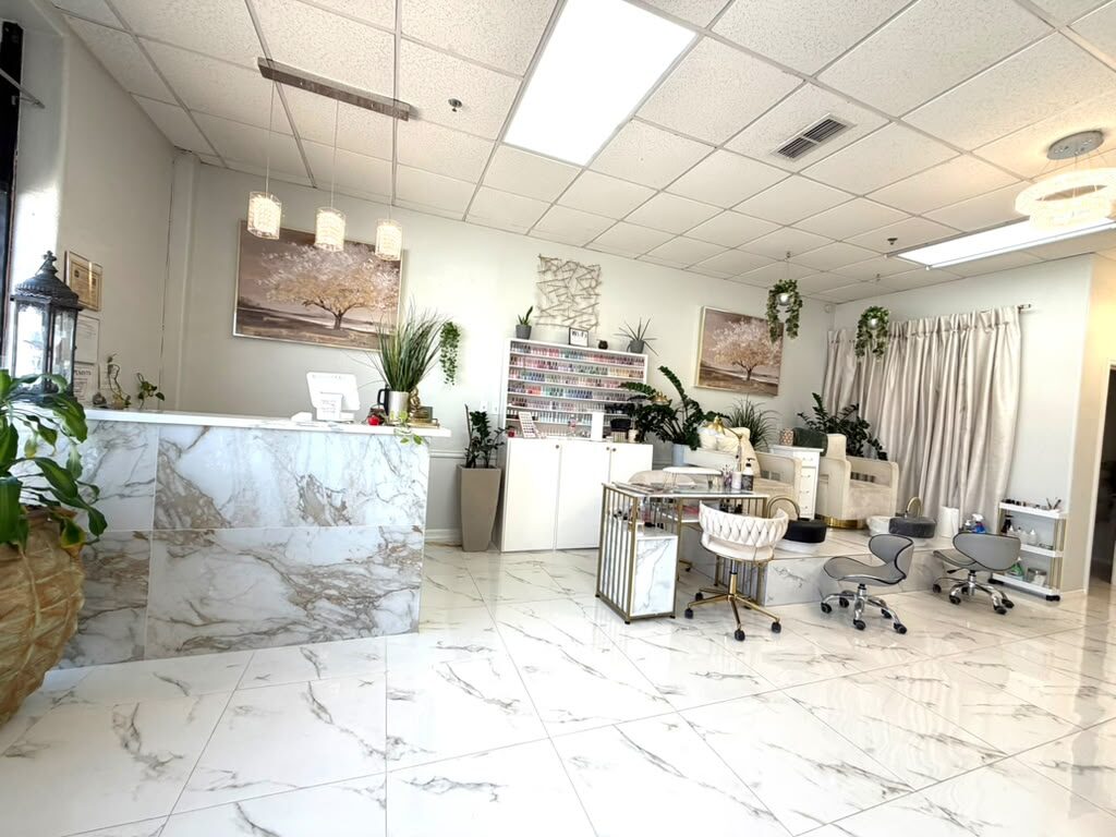 Recepción de mármol Freya Beauty Lounge